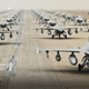Illustration for article titled The Coolest Photo Of Grounded F-16s Ever Taken